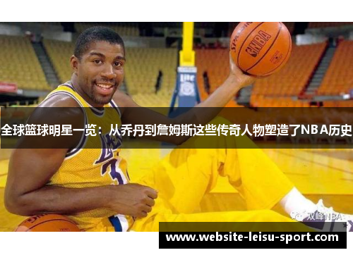 全球篮球明星一览：从乔丹到詹姆斯这些传奇人物塑造了NBA历史